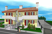 Fabbricato ad uso residenziale per complessivi 4 alloggi a blocco